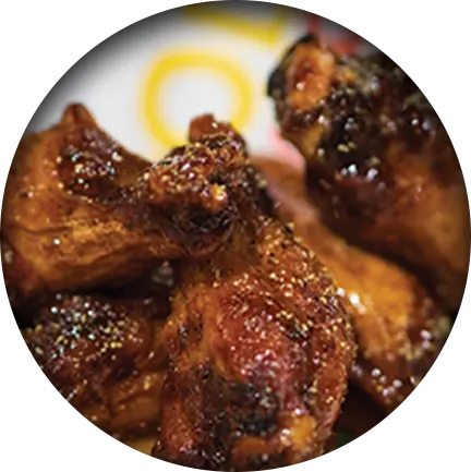 Pineapple jerk wings